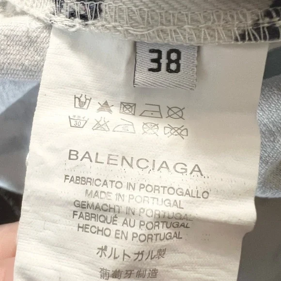 Balenciaga Mid-Rise retro Skinny Jean/pant size 38(size 6 us)